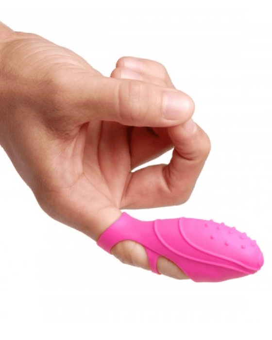 XR Brands Vibrator Bang Her Silicone G-Spot Finger Vibrator - Pink