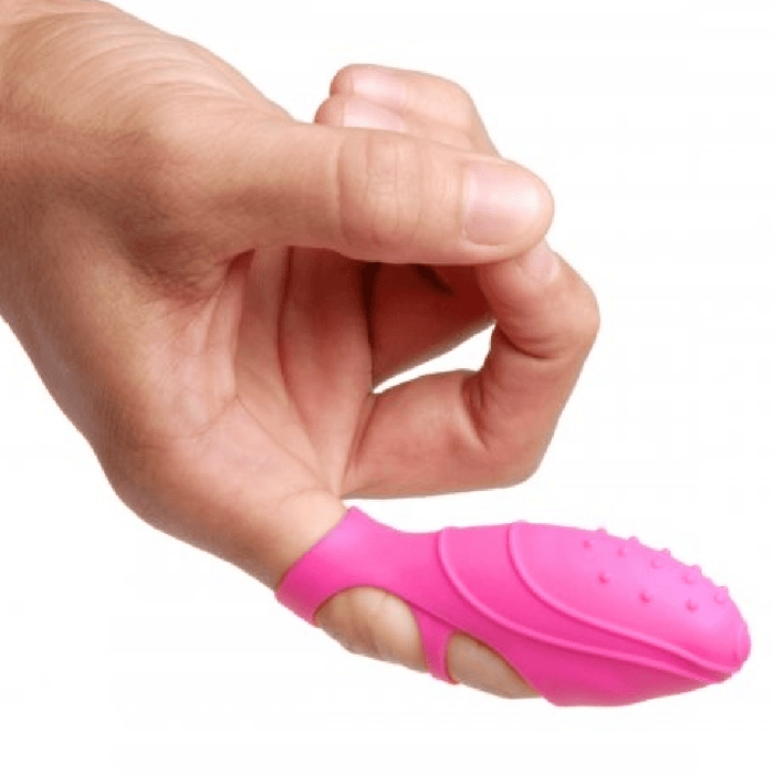 XR Brands Vibrator Bang Her Silicone G-Spot Finger Vibrator - Pink