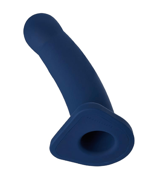 Sportsheets Dildo Nexus Banx 8 Inch Hollow Silicone Sheath Dildo - Navy