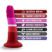 Blush Novelties Dildo Avant Pride P3 Beauty 5.5 Inch Silicone Dildo