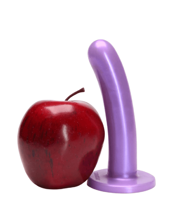 Tantus Strap-On Set Bend Over Intermediate 2 Dildos + Vibrating Strap-on Harness - Purple