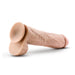 Blush Novelties Dildo Au Naturel Big John 11.5 Inch Suction Cup Dildo - Vanilla