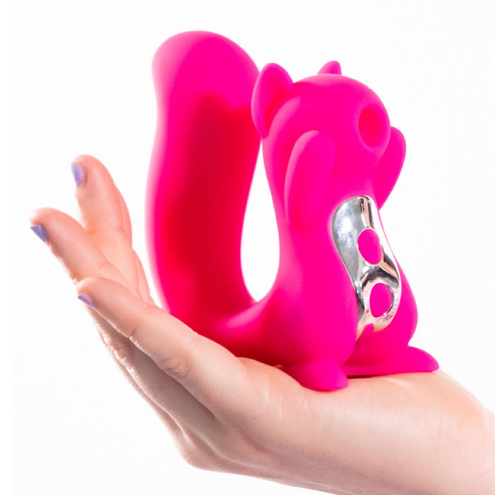 Screaming Squirrel Air Pulsation Clitoral and G Spot Vibrator (Damaged Box)