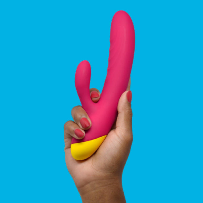 Romp Jazz Rechargeable Silicone Rabbit Vibrator