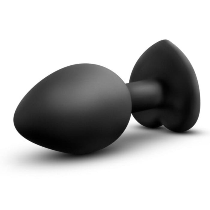 Blush Novelties Butt Plug Temptasia Bling Small Silicone Butt Plug  - Black