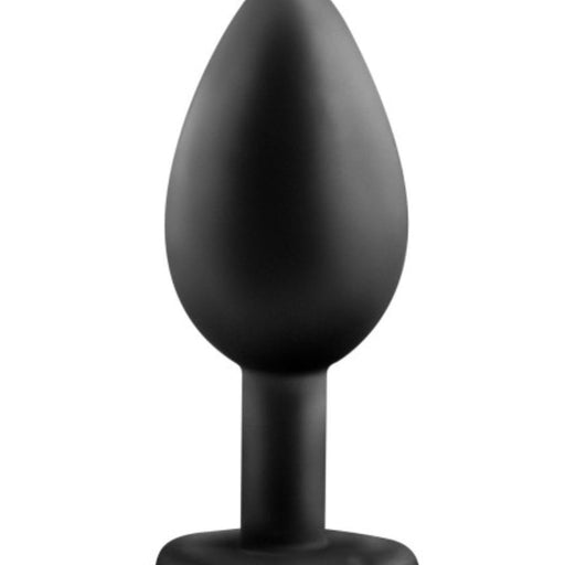 Blush Novelties Butt Plug Temptasia Bling Small Silicone Butt Plug  - Black