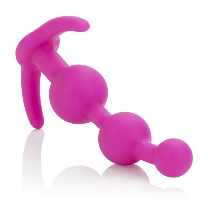 CalExotics Anal Beads Booty Call Graduated Silicone Booty Beads - Pink