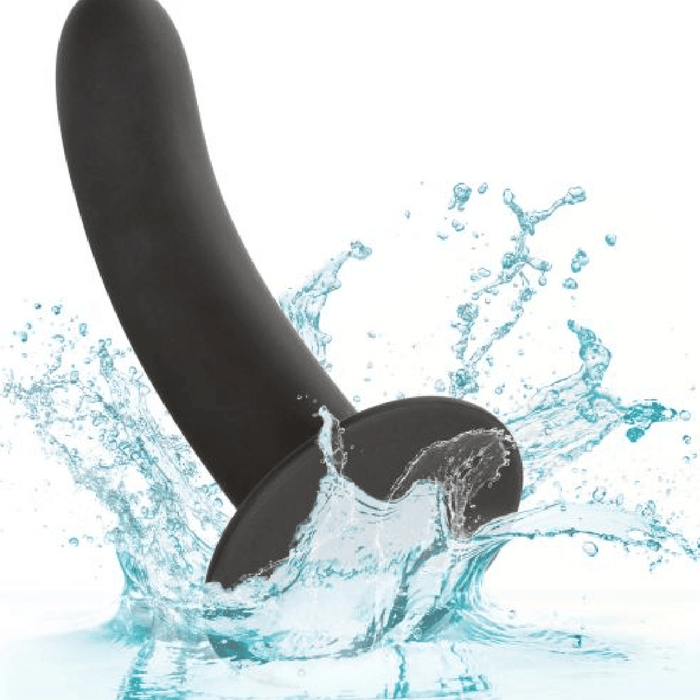 CalExotics Dildo Boundless 7 Inch Smooth Silicone Dildo - Black