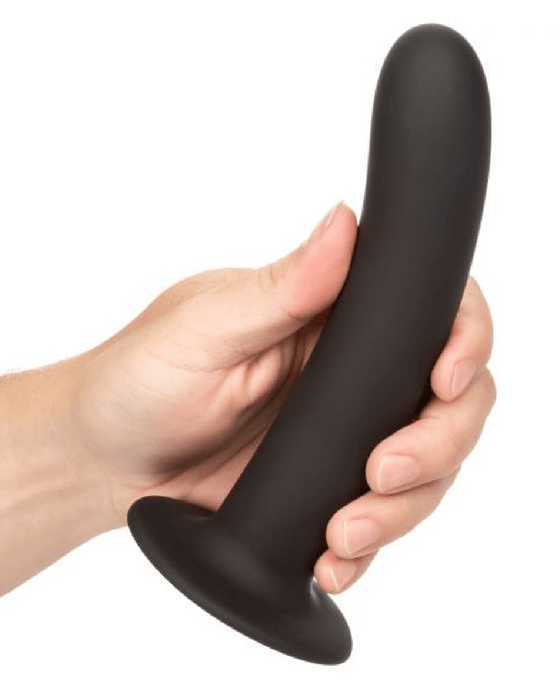 CalExotics Dildo Boundless 7 Inch Smooth Silicone Dildo - Black