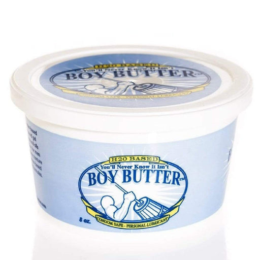 Boy Butter Lubricant Boy Butter H20 Water Based Cream Lubricant 8 oz Tub