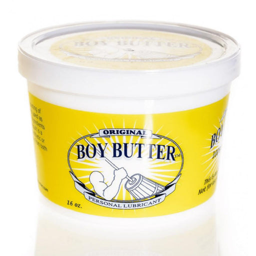 Boy Butter Original Oil Based Lubricant with Coconut Oil 16 oz