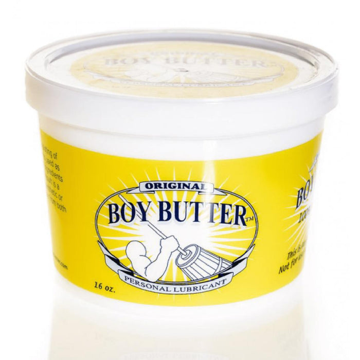 Boy Butter Original Oil Based Lubricant with Coconut Oil 16 oz