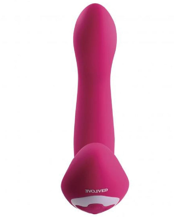 Evolved Novelties Vibrator Buck Wild Gyrating Thumping Hands-Free Dual Stimulation Vibrator