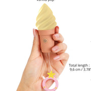 Cand'Ice Vanilla Pop Silicone Ice Cream Cone Vibrator