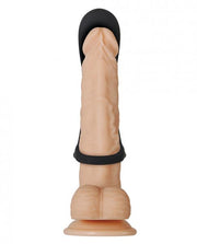 The Cock Armor Vibrating Cock Ring and Penis Support features a large silicone ring, ideal for enhancing couple’s play.