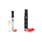 The Shunga Advent Calendar of Desires – 25 Days of Luxury, Pleasure & Passion is featured with themed bottles and sensual details, making it the perfect sensual gift set on a white background.