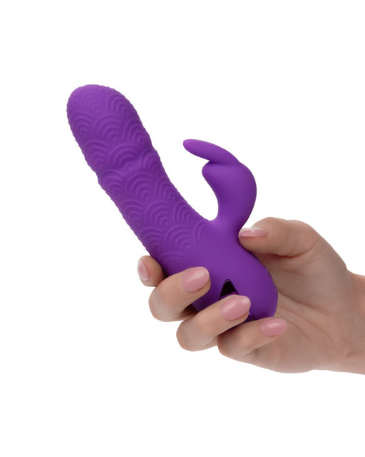 CalExotics Vibrator California Dreaming Manhattan Beach Marvel Thrusting Mini Rabbit - Purple