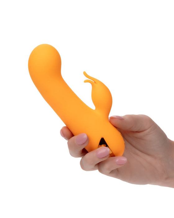 CalExotics Vibrator California Dreaming Monticeto Muse Inflatable G-Spot Rabbit - Orange