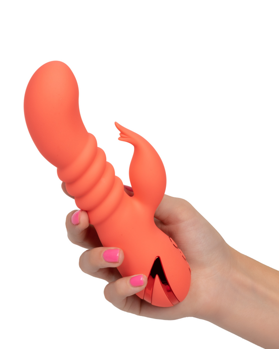 California Dreaming Orange County Cutie Thrusting Rabbit Vibrator