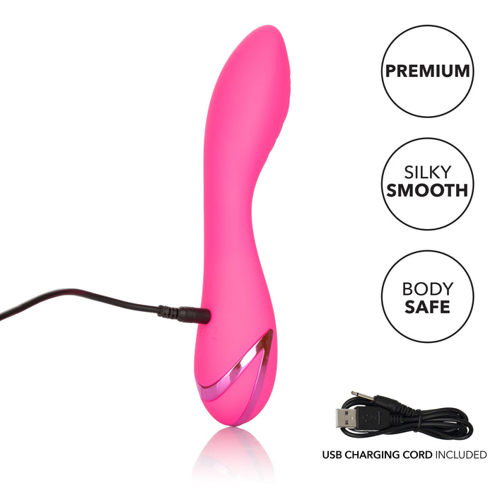 CalExotics Vibrator California Dreaming Surf City Centerfold G-Spot Pulsating Vibrator - Pink