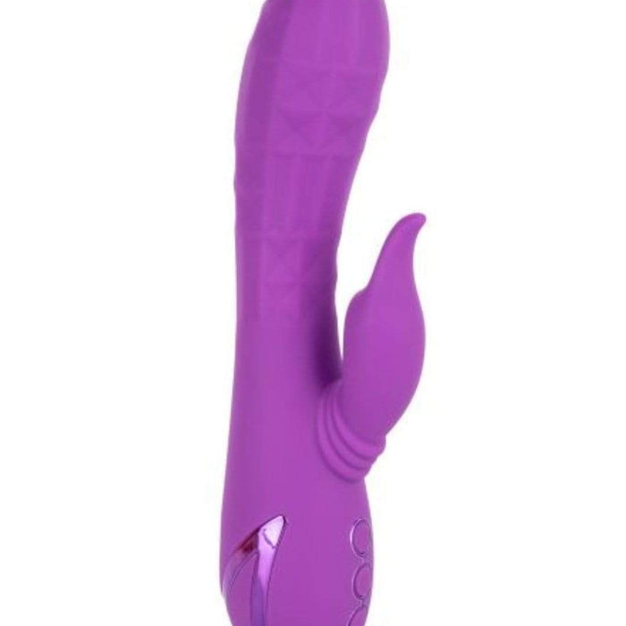 CalExotics Vibrator California Dreaming Valley Vamp Rabbit Vibrator with Swinging Teaser - Purple