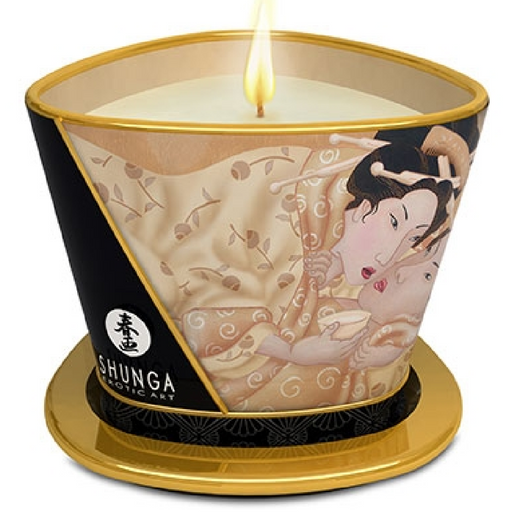 Shunga Candle Caress by Candlelight Massage Candle - Desire / Vanilla