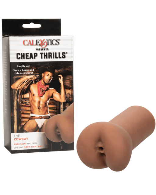 CalExotics Masturbator Cheap Thrills The Cowboy  Ass Stroker - Chocolate