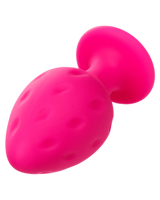 CalExotics Butt Plug Cheeky Probe: 2 Graduated Textured Silicone Anal Plugs - Pink