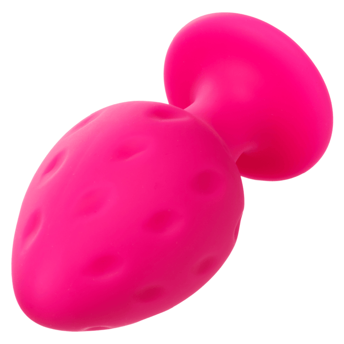 CalExotics Butt Plug Cheeky Probe: 2 Graduated Textured Silicone Anal Plugs - Pink