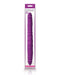 NS Novelties Dildo Colours Double Pleasures 12 Inch Silicone Double Dildo - Purple