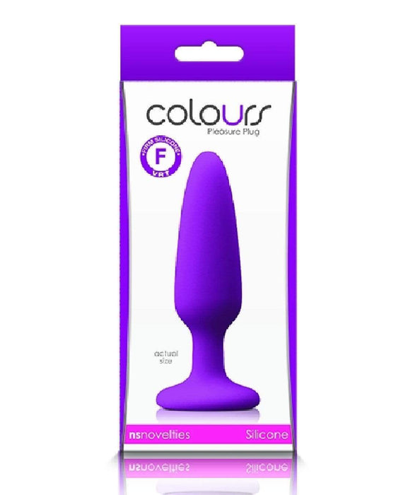 NS Novelties Butt Plug Colours Pleasures Small Butt Plug - Purple