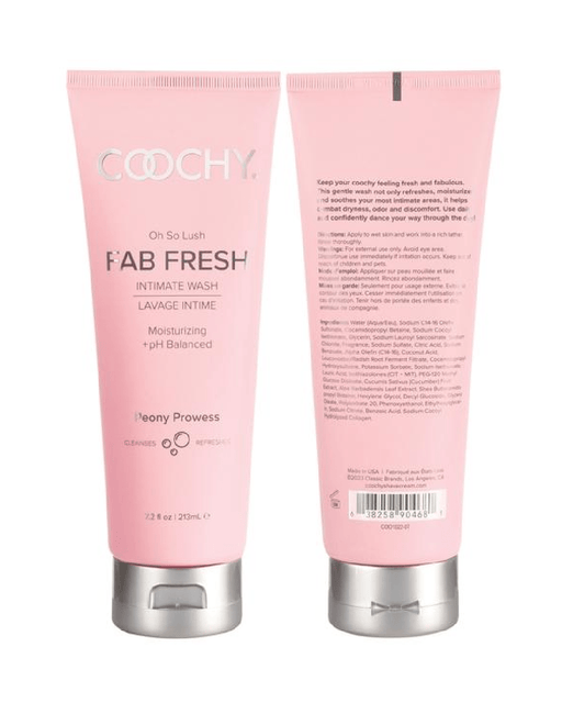 Classic Brands Lotion Coochy Fab Fresh Feminine Wash Peony Prowess