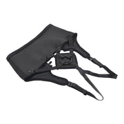 Corset High Waisted Adjustable Black Strap On Harness