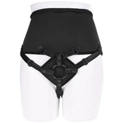 Corset High Waisted Adjustable Black Strap On Harness