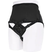 Corset High Waisted Adjustable Black Strap On Harness