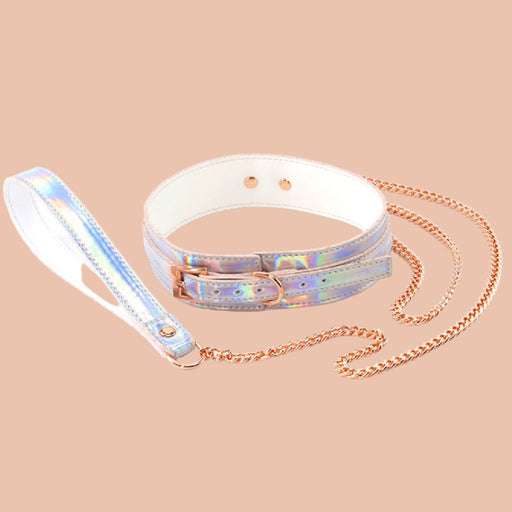 Cosmo Bondage Holographic Collar and Leash