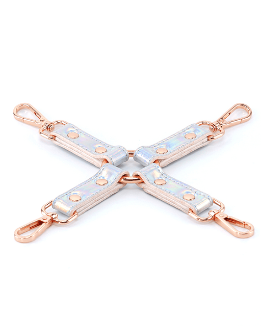 NS Novelties Restraints Cosmo Bondage Holographic Hog Tie Set