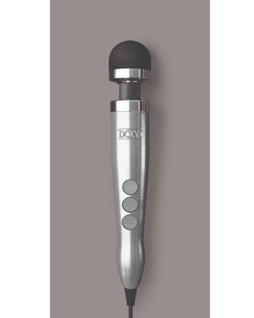 Doxy Wand DOXY Number 3 Brushed Aluminum Extra Powerful Wand Vibrator