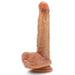 DaVinci Ultra Realistic 8 Inch Silicone Dildo with Sliding Foreskin - Caramel
