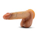 DaVinci Ultra Realistic 8 Inch Silicone Dildo with Sliding Foreskin - Caramel