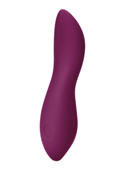 Dame Products Vibrator Dame Dip Beginner's  Internal & External Silicone Vibrator - Plum