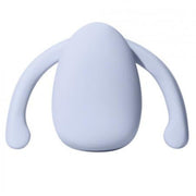 Dame Eva Hands-Free Silicone Clitoral Vibrator - Ice Blue