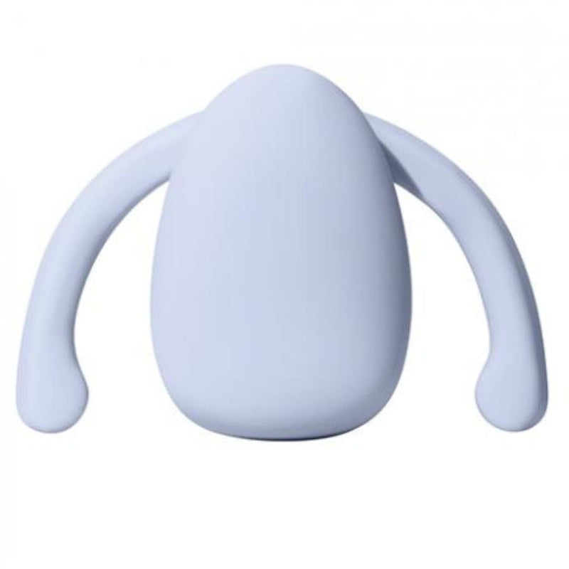Dame Eva Hands-Free Silicone Clitoral Vibrator - Ice Blue