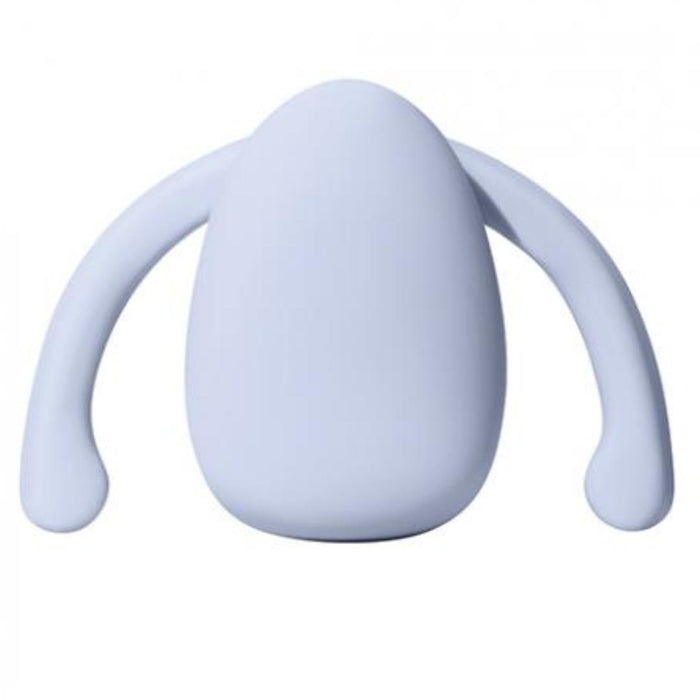 Dame Eva Hands-Free Silicone Clitoral Vibrator - Ice Blue