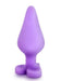 Blush Novelties Butt Plug Naughty Candy Heart Butt Plug - Do Me Now Purple