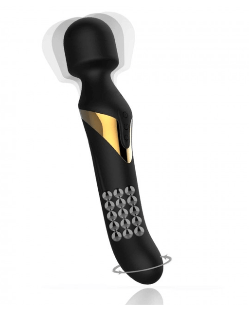 Dorcel Wand Dorcel Double Ended Wand & G-Spot Vibrator - Black & Gold