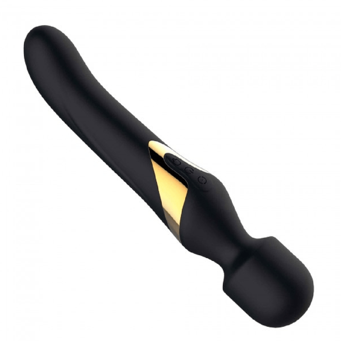 Dorcel Wand Dorcel Double Ended Wand & G-Spot Vibrator - Black & Gold