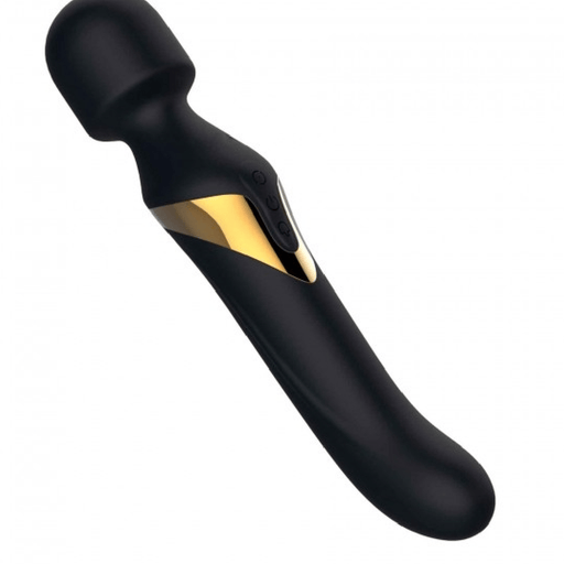 Dorcel Wand Dorcel Double Ended Wand & G-Spot Vibrator - Black & Gold