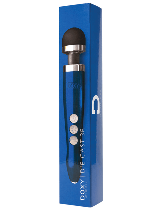 Doxy Wand Doxy Die Cast 3R Blue Flame Rechargeable Wand Vibrator