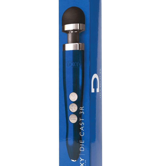 Doxy Wand Doxy Die Cast 3R Blue Flame Rechargeable Wand Vibrator